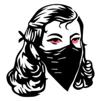 ALL MASKED UP // FRONT + BACK // CROP Design