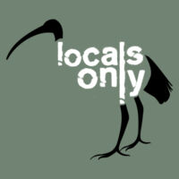 LOCALS ONLY BW // GREEN // CROP Design